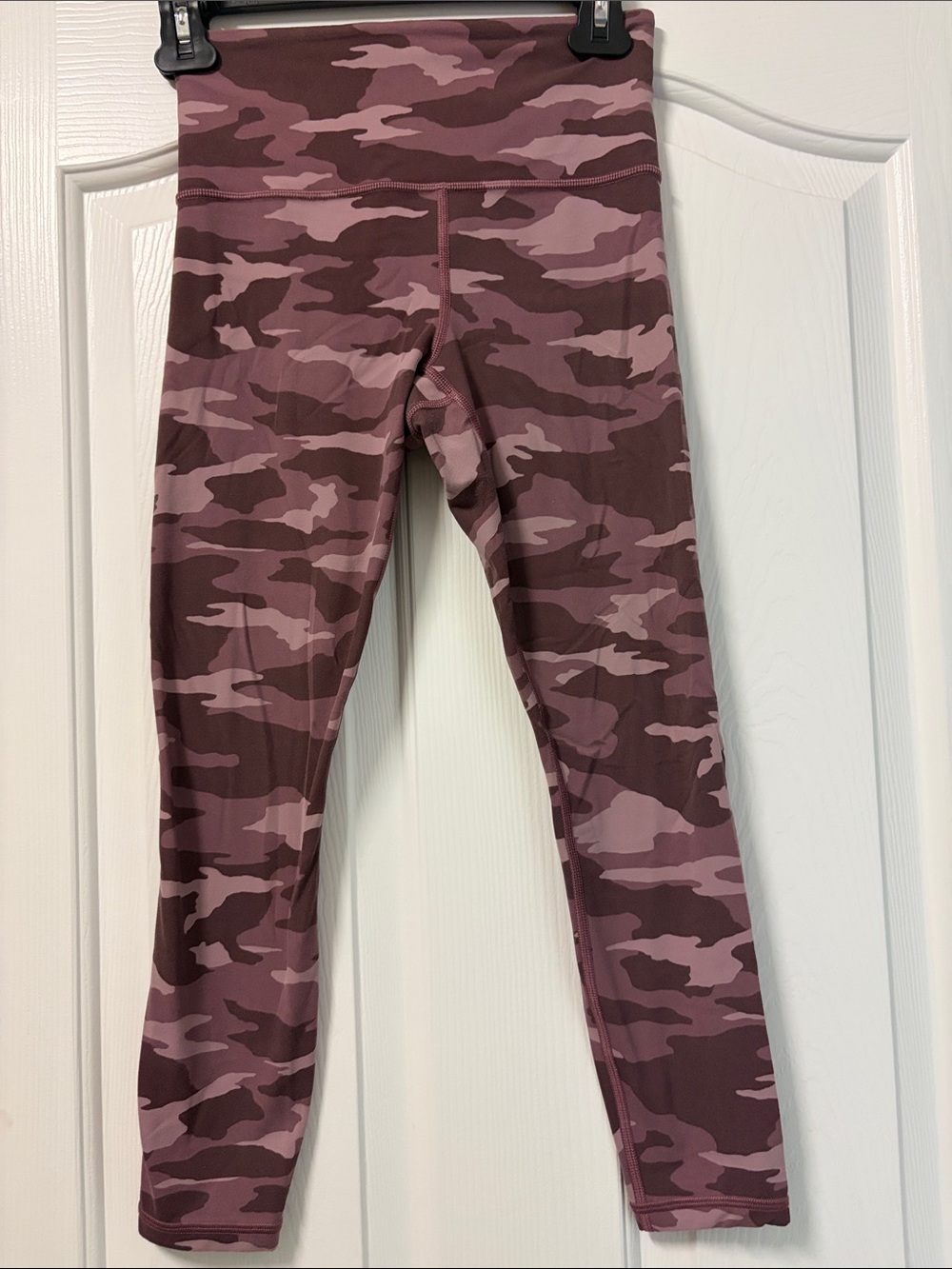 Athleta Elation Mauve & Pink Camo High-Rise Leggings